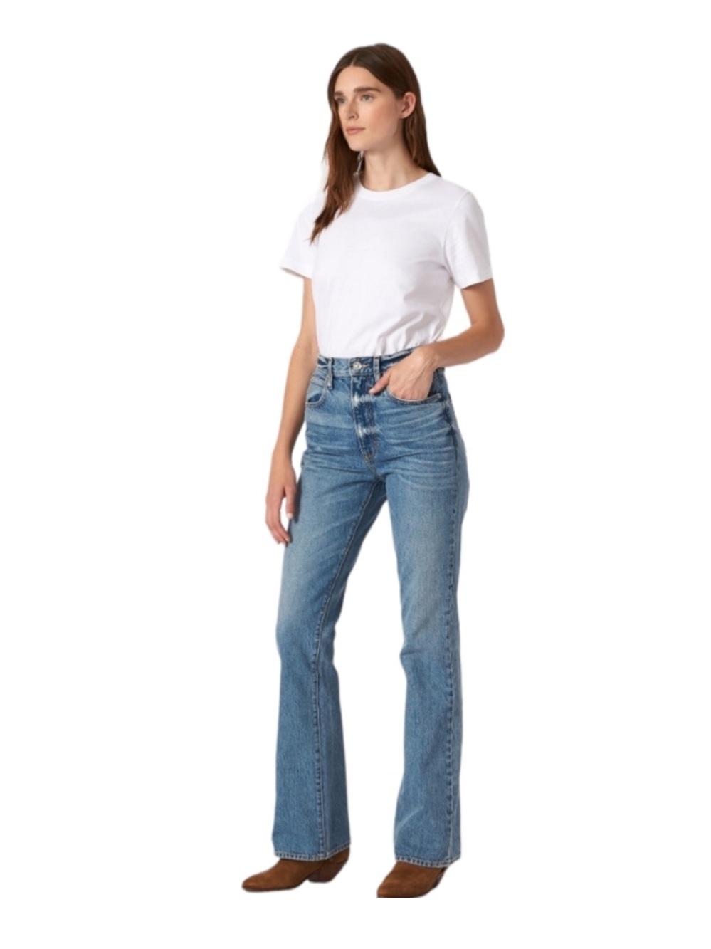 SLVRLAKE Charlotte High
Rise Bootcut Jeans